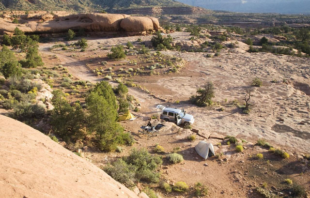 campsite overlook